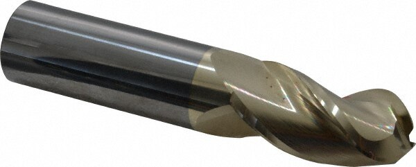 Accupro 35010032BNC5 Ball End Mill: 1" Dia, 2" LOC, 3 Flute, Solid Carbide Image