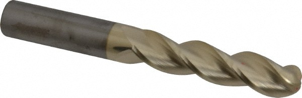 Ball End Mill: 3/4" Dia, 3-1/4" LOC, 3 Flute, Solid Carbide