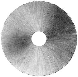 Made in USA TUNSSPEC1258 Jewelers Saw: 1" Dia, 0.125" Thick, 1/2" Arbor Hole, 98 Teeth, Solid Carbide Image