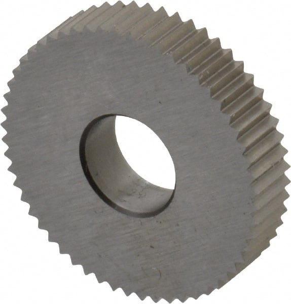 Value Collection 42000264 Standard Knurl Wheel: 9/16" Dia, 90 ° Tooth Angle, 32 TPI, Straight, Powdered Metal High Speed Steel 