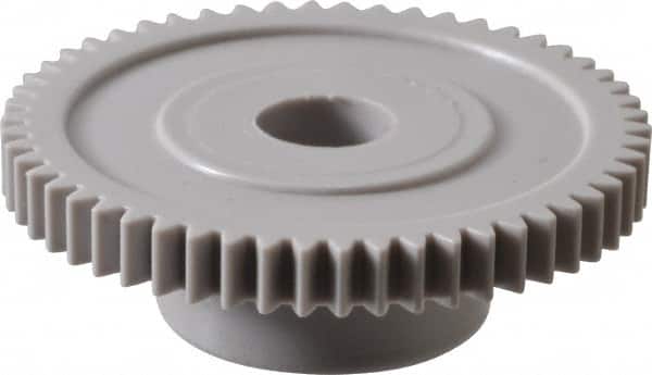 Spur Gear: 54 Teeth, 1/4" Bore Dia, Standard Bore