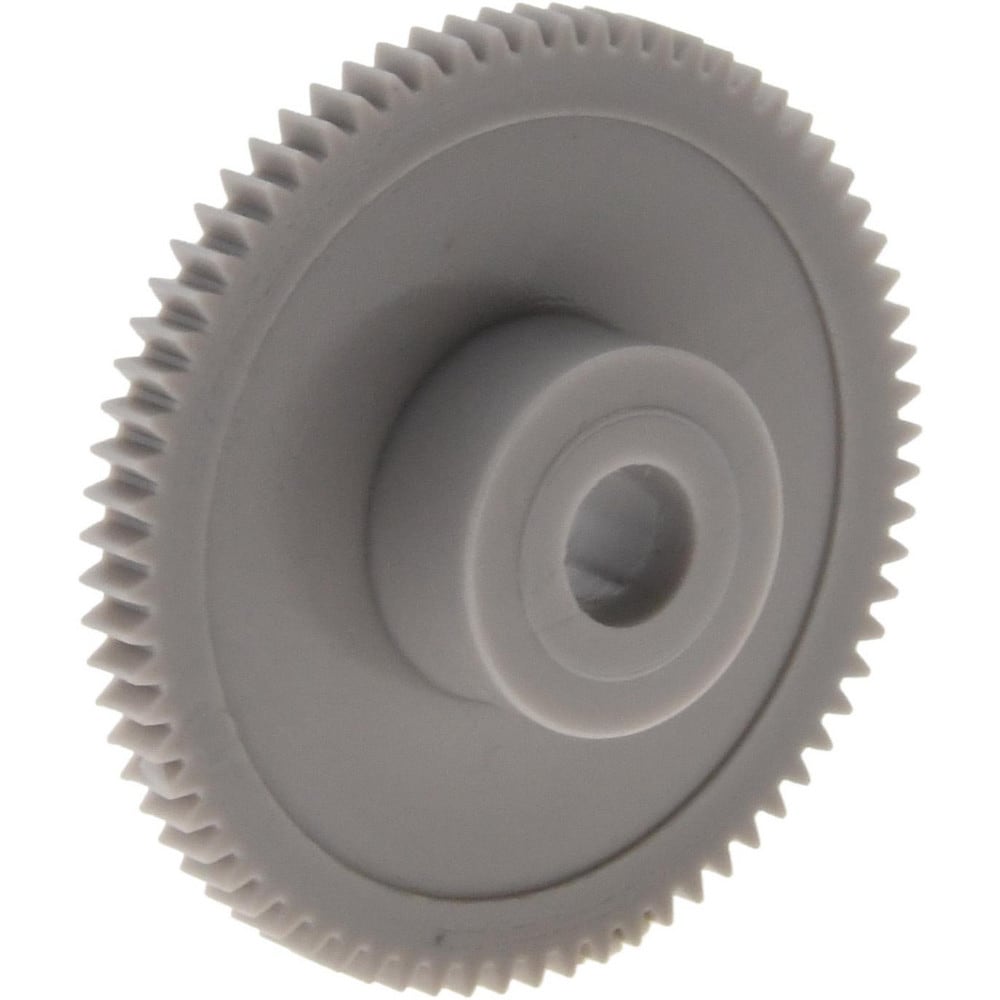 Spur Gear: 72 Teeth, 1/4" Bore Dia, Standard Bore