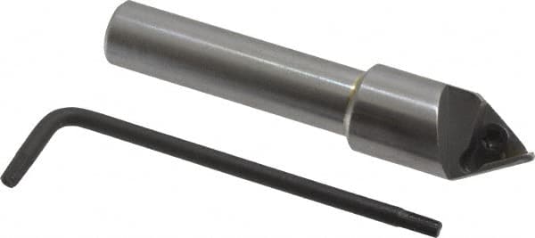 Everede Tool 1284 0.463" Max Diam, 3/8" Shank Diam, 60° Included Angle, Indexable Countersink 
