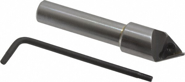 0.463" Max Diam, 3/8" Shank Diam, 60° Included Angle, Indexable Countersink