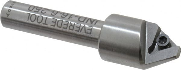 Everede Tool 1285 0.588" Max Diam, 3/8" Shank Diam, 60° Included Angle, Indexable Countersink 