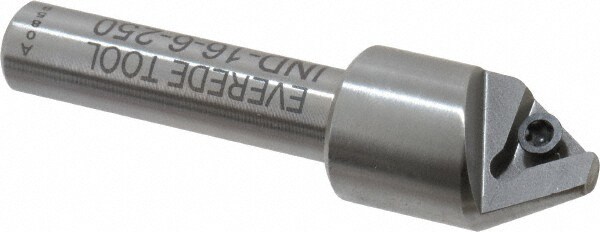 0.588" Max Diam, 3/8" Shank Diam, 60° Included Angle, Indexable Countersink