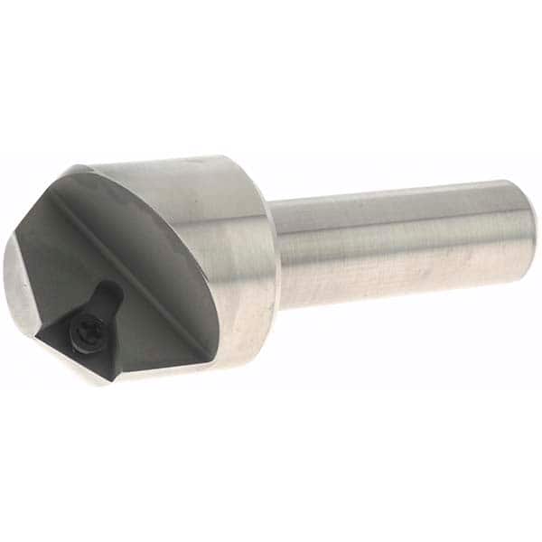 Everede Tool 1301 0.958" Max Diam, 1/2" Shank Diam, 82° Included Angle, Indexable Countersink 
