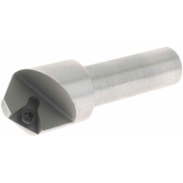 Everede Tool 1291 0.746" Max Diam, 1/2" Shank Diam, 90° Included Angle, Indexable Countersink 