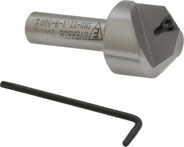 0.996" Max Diam, 1/2" Shank Diam, 90° Included Angle, Indexable Countersink