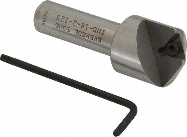 0.741" Max Diam, 1/2" Shank Diam, 120° Included Angle, Indexable Countersink