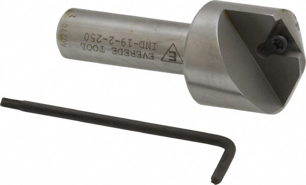 0.866" Max Diam, 1/2" Shank Diam, 120° Included Angle, Indexable Countersink