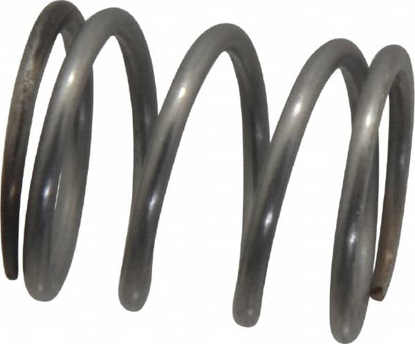 Stainless Steel Compression Spring 27 mm OD 2 mm Wire Size 30.99 mm Compressed Length 106.18 N Load Capacity Metric Associated Spring Raymond D22820 1.02 N/mm Spring Rate 135 mm Free Length Pack of 10