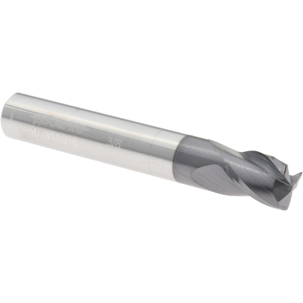 Barrel Cutter End Mills; End Type: Lens Form ; Material: Solid Carbide ; Length of Cut (Inch): 7/16 ; Finish Coating: AlTiN+ ; Shank Diameter (Inch): 3/8 ; Overall Length (Inch): 2-1/2