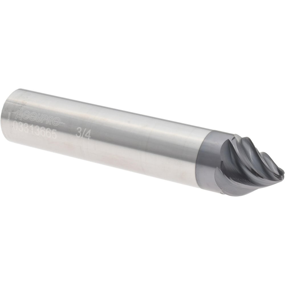 Barrel Cutter End Mills; End Type: Taper Form ; Material: Solid Carbide ; Taper Angle Per Side: 30.00 ; Finish Coating: AlTiN+ ; Length of Cut (Decimal Inch): 0.6562 ; Shank Diameter (Inch): 3/4