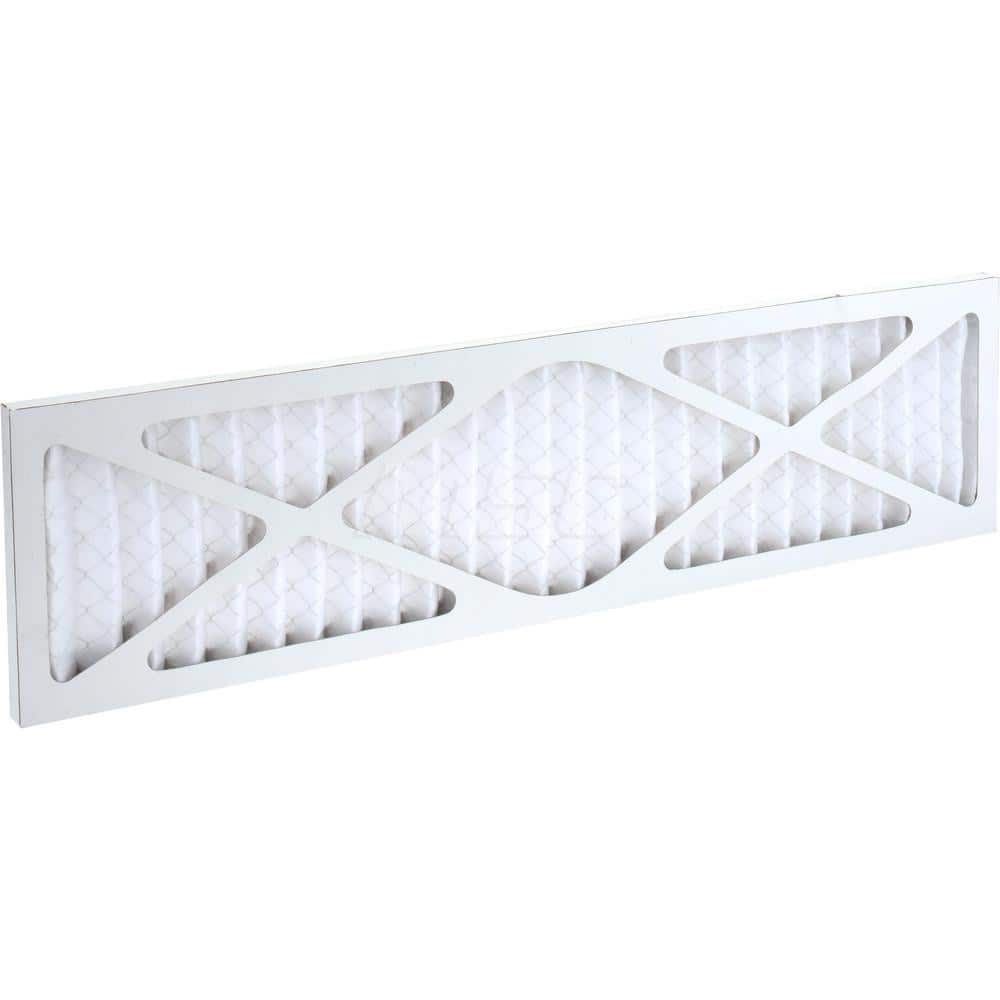 Pleated Air Filter: 8 x 30 x 1", MERV 8, 35% Efficiency, Wire-Backed Pleated