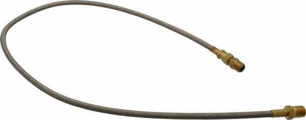 Made in USA 3319167 36" OAL, 1/4" ID, 3,000 Max psi, Flexible Metal Hose Assembly Image