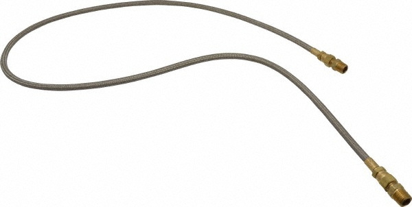 Made in USA 3319175 48" OAL, 1/4" ID, 3,000 Max psi, Flexible Metal Hose Assembly Image