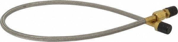 Made in USA 3319639 24" OAL, 1/4" ID, 3,000 Max psi, Flexible Metal Hose Assembly Image