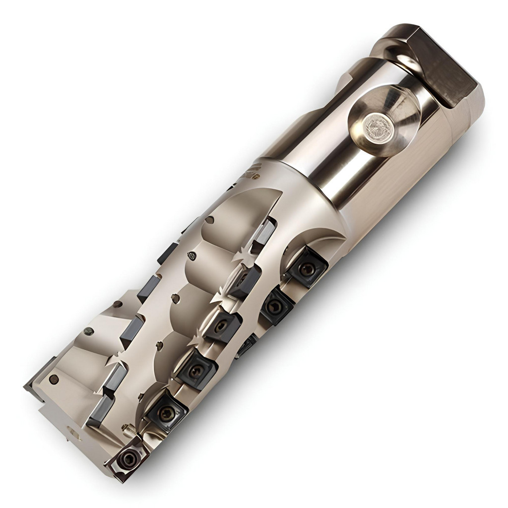 thumbnail image 2 of 1-1/4″ X 1-1/4″ Indexable End Mill – 90 Degree Square Shoulder – For APKT Inserts – Milling Tool 2 of 6