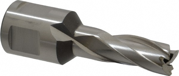 Hougen 12114 Annular Cutter: 7/16" Dia, 1" Depth of Cut, High Speed Steel 