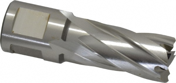 Annular Cutter: 21/32" Dia, 1" Depth of Cut, High Speed Steel