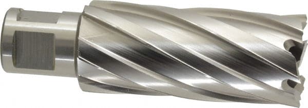 Annular Cutter: 1-1/16" Dia, 2" Depth of Cut, High Speed Steel