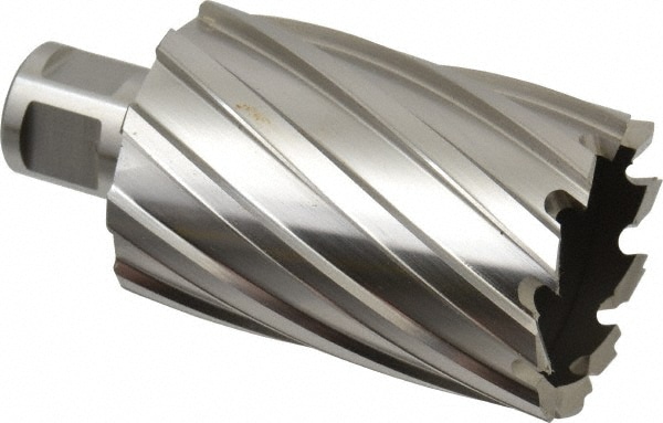 Annular Cutter: 1-11/16" Dia, 2" Depth of Cut, High Speed Steel