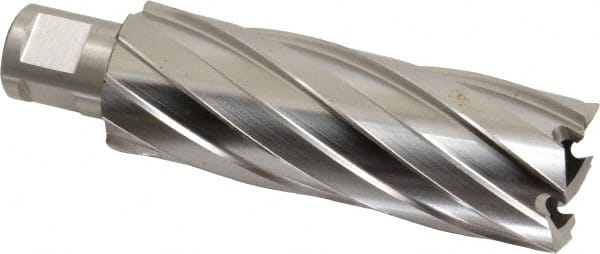 Annular Cutter: 1-3/16" Dia, 3" Depth of Cut, High Speed Steel