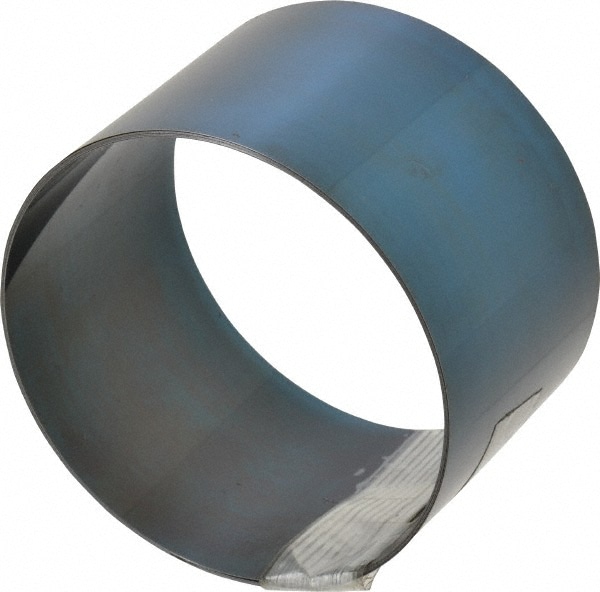 Steel Coil: 0.003" Thick, 2" Wide, 7' Long, Grade 1095 Blue Tempered