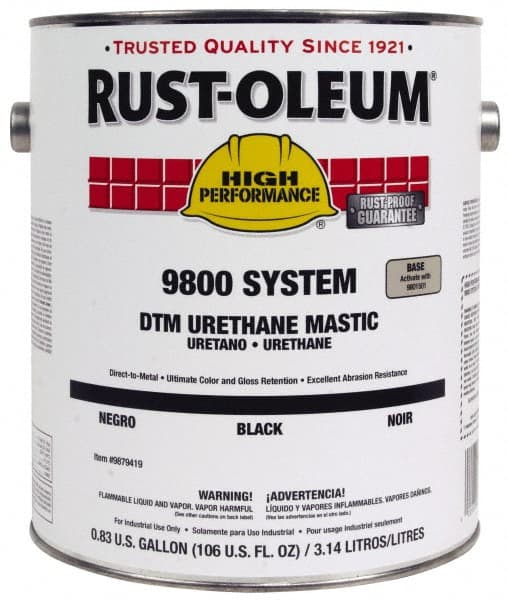 Rust-Oleum 9882419 Protective Coating: 1 gal Can, Gloss Finish, Gray & Silver 