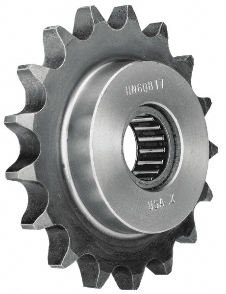 HN25B19 IDLER 1.65" Outside Diam, Steel, Chain Idler Sprocket