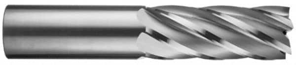 RobbJack ST-630-24-T Square End Mill: 3/4 Dia, 1-1/2 LOC, 3/4 Shank Dia, 4 OAL, 6 Flutes, Solid Carbide 