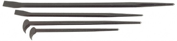 Proto 4 Piece Pry Bar and  Rolling Head Bar Set