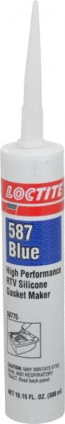 LOCTITE 234590 Joint Sealant: 300 mL Cartridge, Blue, RTV Silicone 