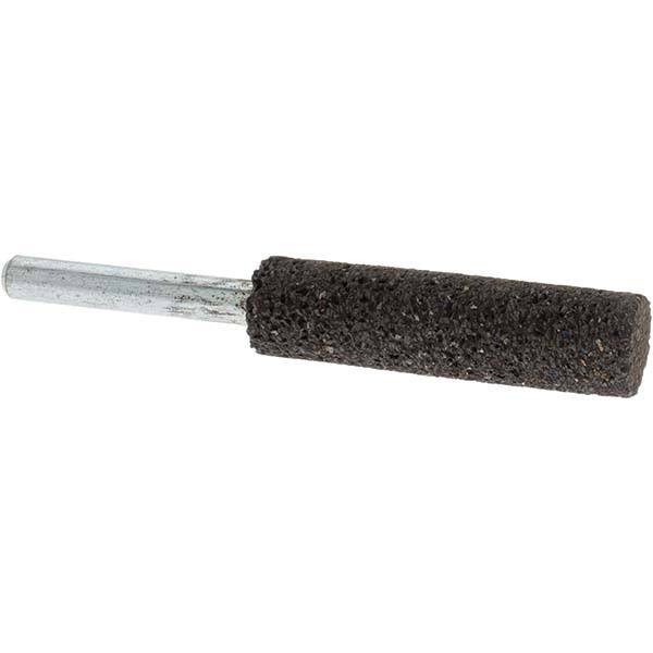 Mounted Point: 2" Thick, 1/4" Shank Dia, W189, 24 Grit, Very Coarse