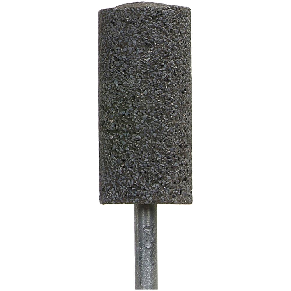 Mounted Point: 2" Thick, 1/4" Shank Dia, W222, 24 Grit, Very Coarse