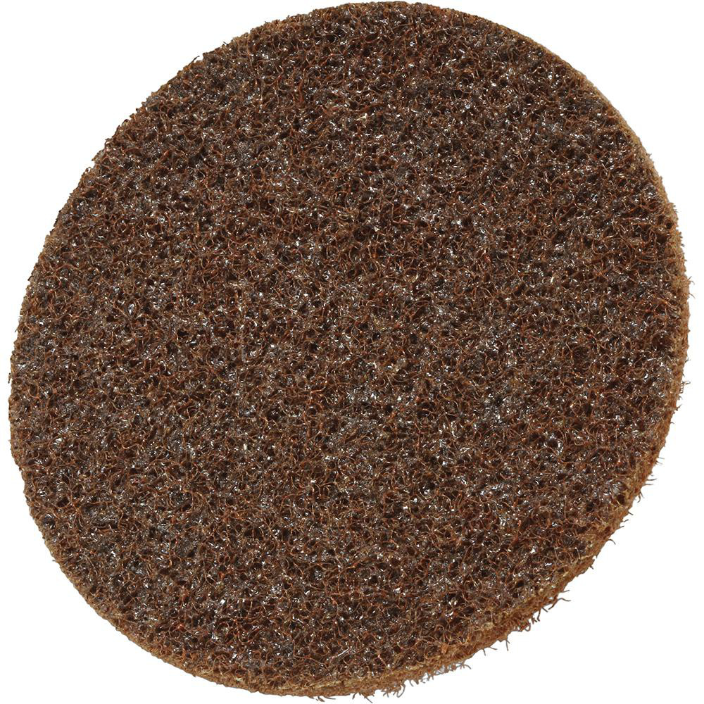 Hook & Loop Disc: 5" Dia, Non-Woven, Aluminum Oxide