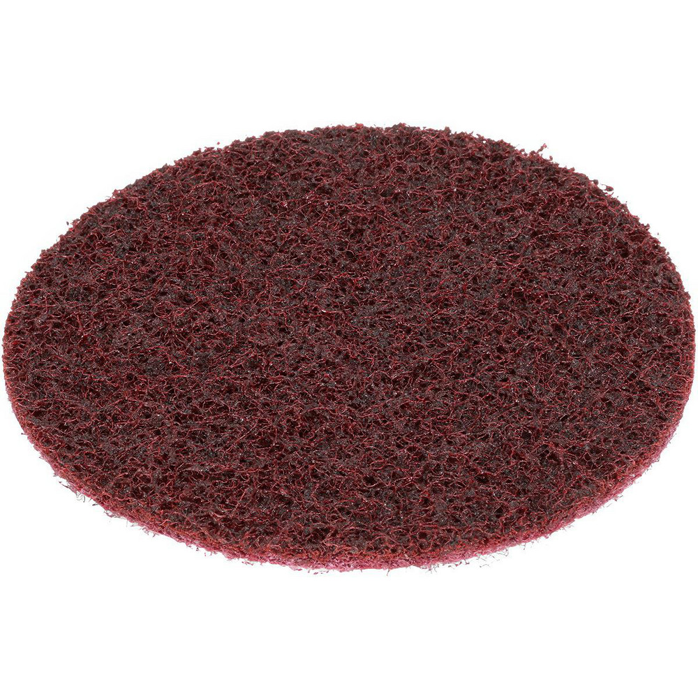 Hook & Loop Disc: 4" Dia, Non-Woven, Aluminum Oxide - Medium Grade, Cloth Backing, Series SC-DH
