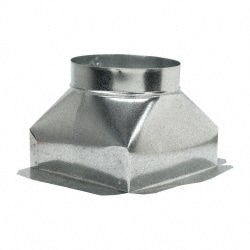 8" ID, Galvanized Duct Top Ceiling Boxes