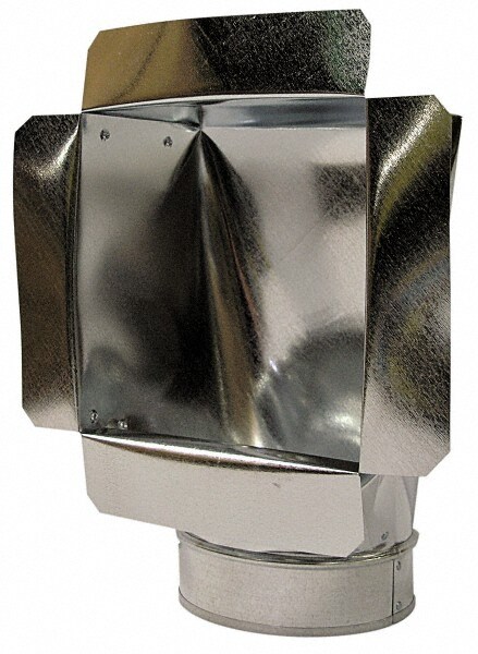 8" ID, Galvanized Duct Side Ceiling Boxes