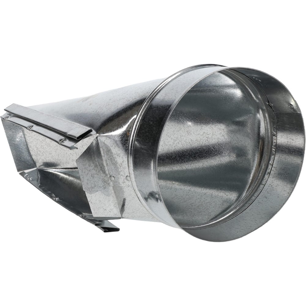 6" ID, Galvanized Duct End Stack Boots
