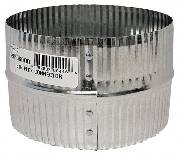 8" ID, Galvanized Duct Flex Connector