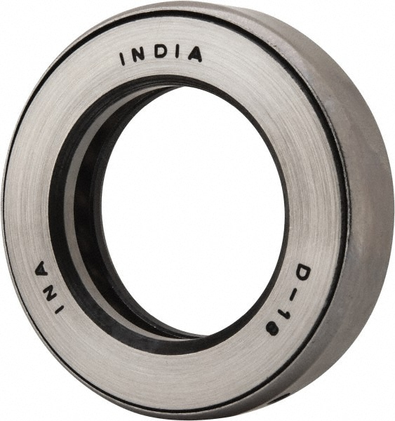 INA Bearing D18 Thrust Ball Bearing: 1.5625" ID, 2.594" OD, 0.625" Thick, Ball, 18,300 lb, 7,700 psi Max PV 