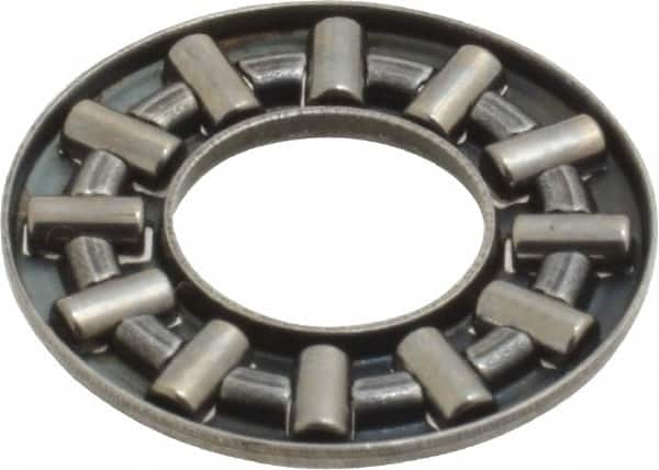 Needle Roller Bearing: 0.375" ID, 0.813" OD, 0.078" Thick, Needle Cage