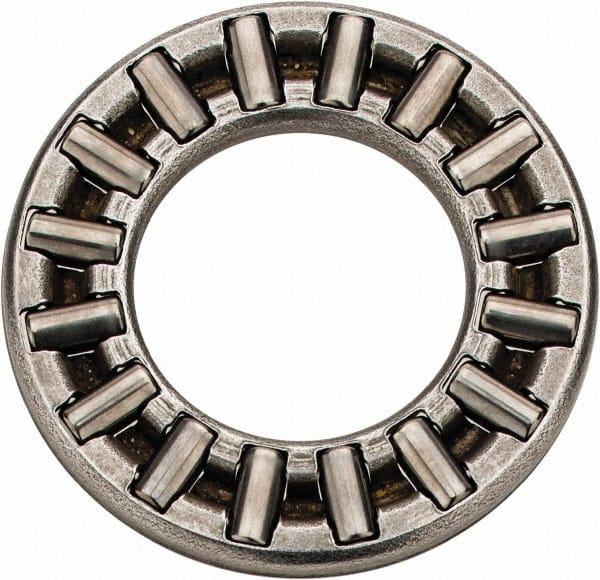 Needle Roller Bearing: 0.5" ID, 0.938" OD, 0.078" Thick, Needle Cage