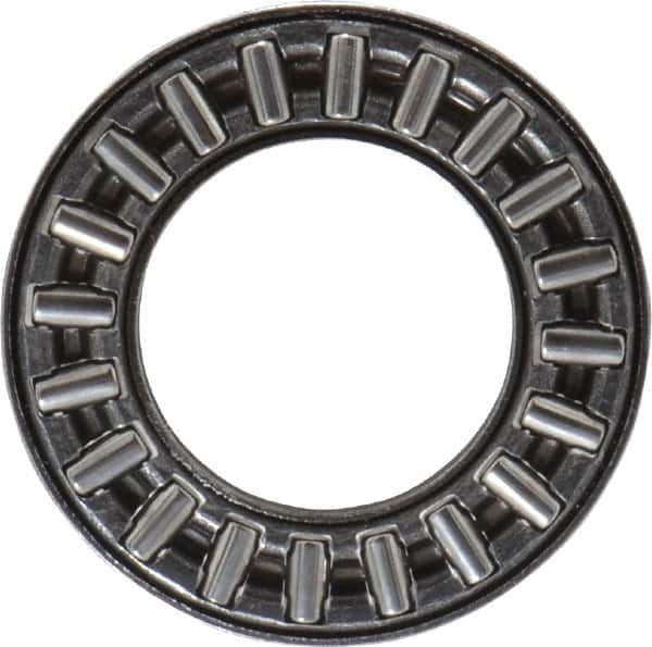 Needle Roller Bearing: 0.625" ID, 1.125" OD, 0.078" Thick, Needle Cage