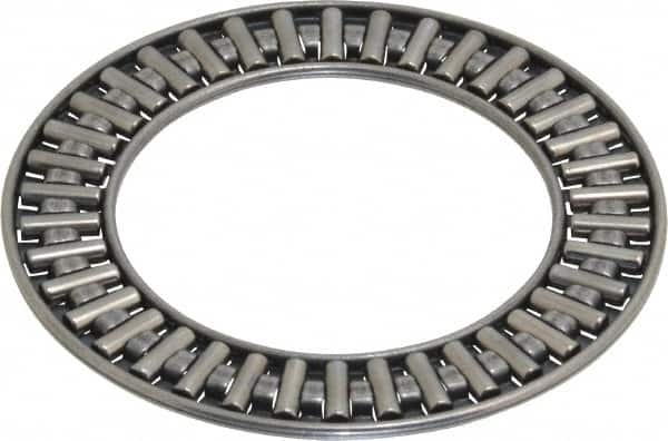 Needle Roller Bearing: 1.25" ID, 1.938" OD, 0.078" Thick, Needle Cage