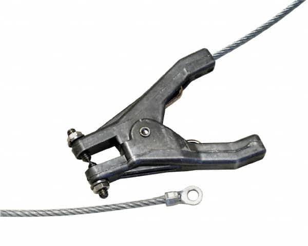 Hubbell Workplace Solutions GCSP-HE-03 19 AWG, 3 Ft., Hand Clamp, Terminal, Grounding Cable with Clamps 
