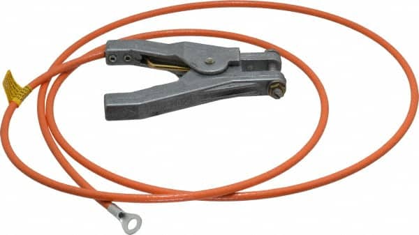 Hubbell Workplace Solutions GCSI-HE-05 19 AWG, 5 Ft., Hand Clamp, Terminal, Grounding Cable with Clamps 