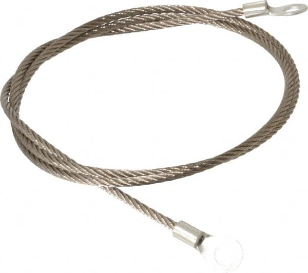 Hubbell Workplace Solutions GCSP-EE-03 19 AWG, 3 Ft., Terminal, Grounding Cable with Clamps 